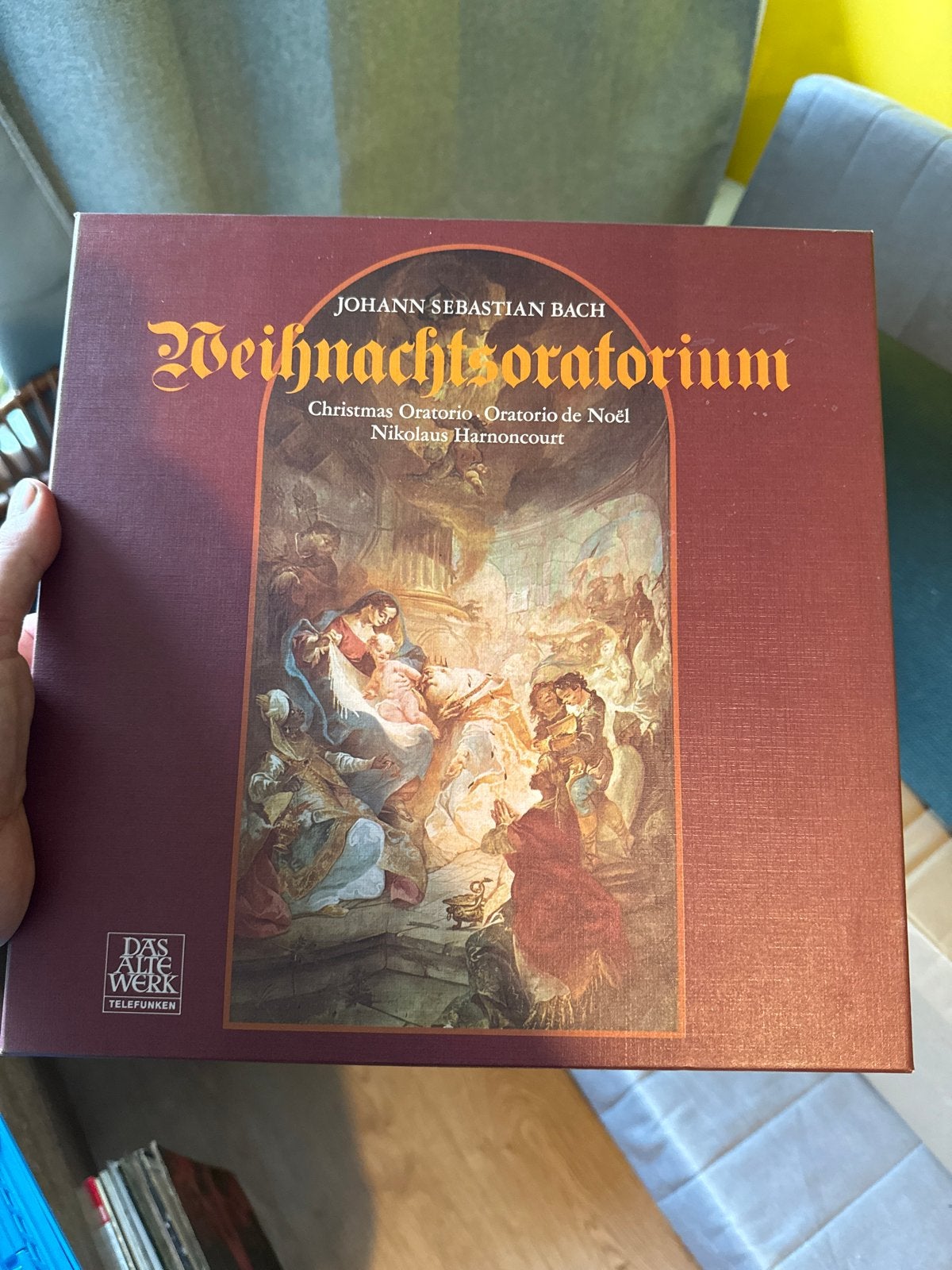 Bach - Weihnachtsoratorium - Nikolaus Harnoncourt LP Box, Cd's en Dvd's, Vinyl | Klassiek, Boxset, Ophalen of Verzenden, Zo goed als nieuw
