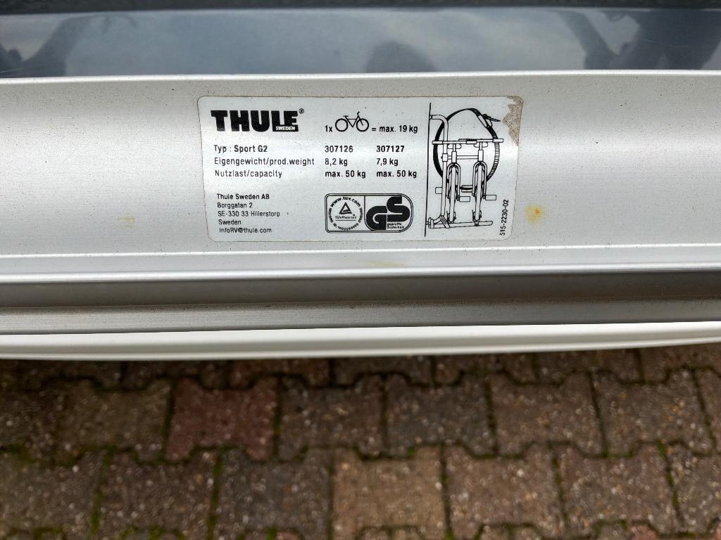 3x1 Wielgoot Thule fietsdrager, Auto diversen, Fietsendragers, Ophalen, Gebruikt, Fietsendrager-accessoire, Elektrische fiets