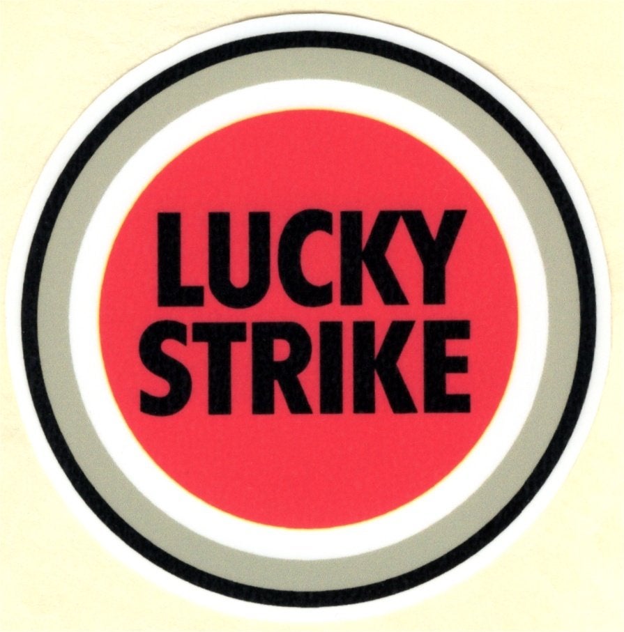 Lucky Strike sticker #5, Verzenden
