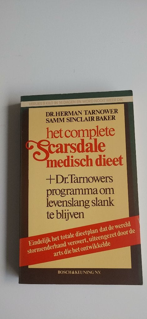 Het complete Scarsdale medisch dieet - Dr. Tarnower, Dieet en Voeding, Zo goed als nieuw, Dr. Herman Tarnower, Samm Sinclair Baker
