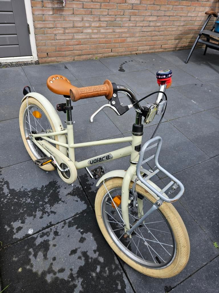 Volare Kinderfiets Melody - 18 inch - Zand, Ophalen, Zijwieltjes, 16 tot 20 inch, Volare