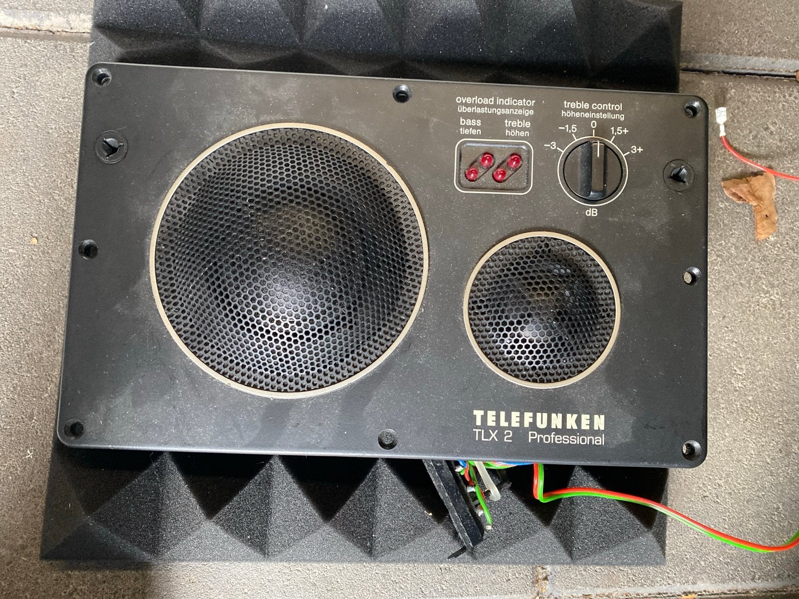 Telefunken TLX 2 Professional Mid-Hoog High-End Speaker, Ophalen of Verzenden, Gebruikt, Overige typen, Overige merken