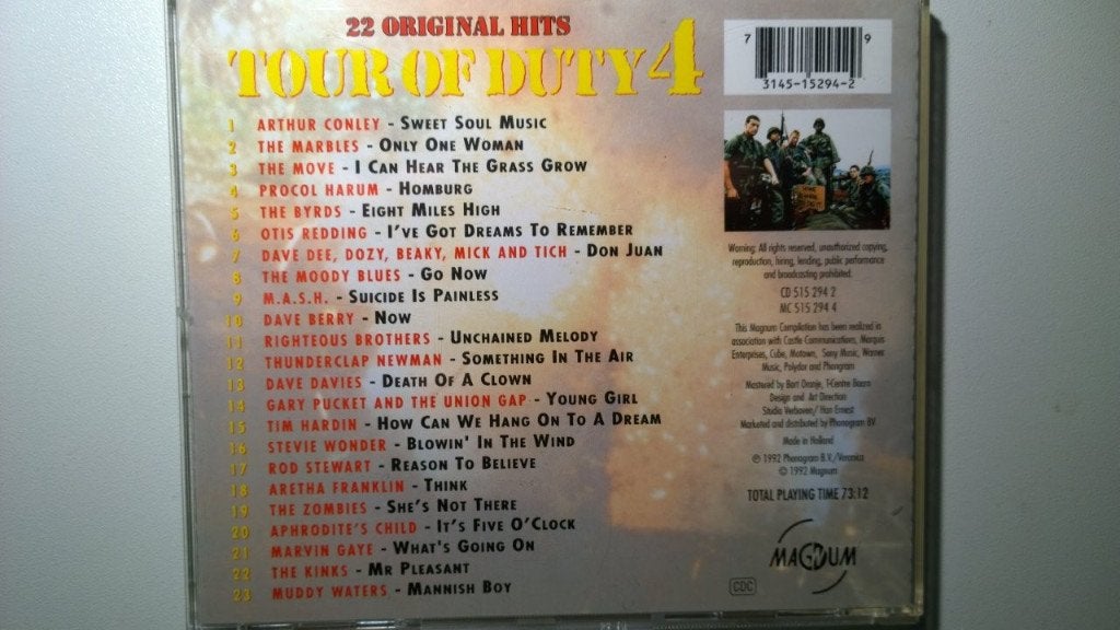 Tour Of Duty 4, Ophalen of Verzenden, Zo goed als nieuw, Pop, Album