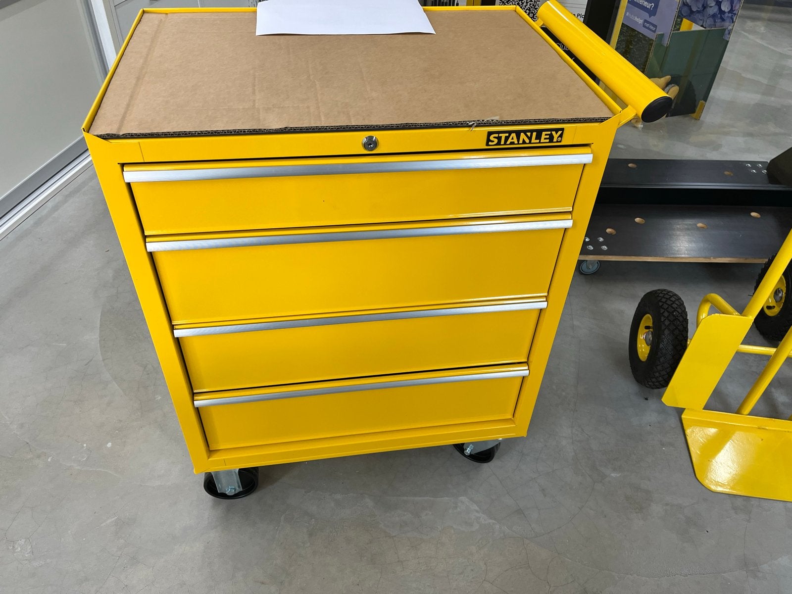 Stanley Gereedschapswagen met 4 Laden - Geel, Doe-het-zelf en Verbouw, Ophalen of Verzenden, Nieuw