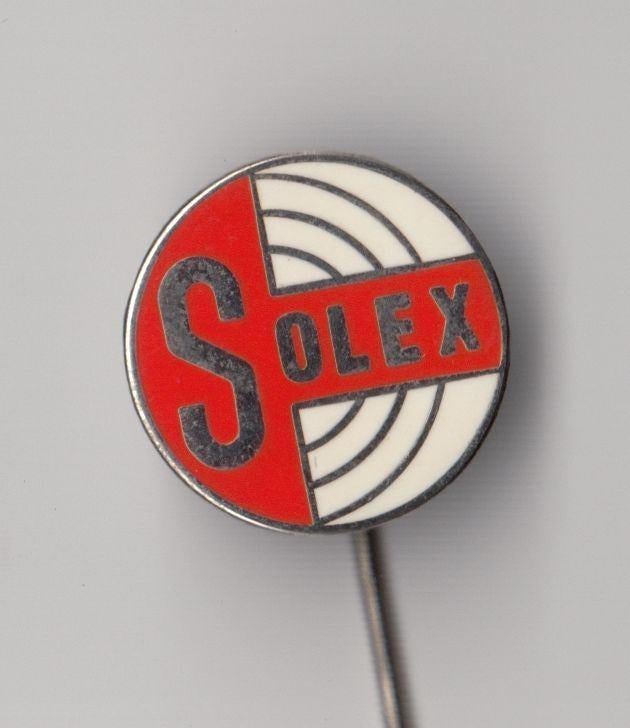 Solex brommer emaille B speldje, Gebruikt, Niet vindbaar, Niet vindbaar, Speldje of Pin