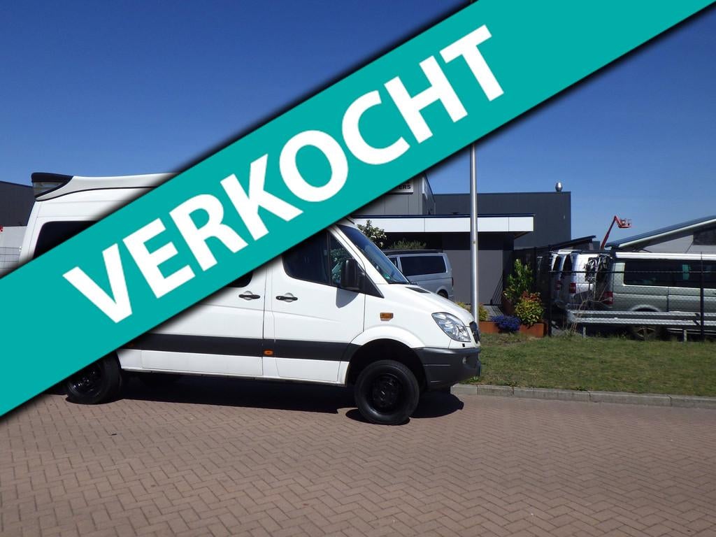 Mercedes-Benz SPRINTER 4x4 519 automaat l2h2 bj 2012 inr mog, Automaat, Buscamper of Camperbus, Klaas Mussche, Mercedes-Benz