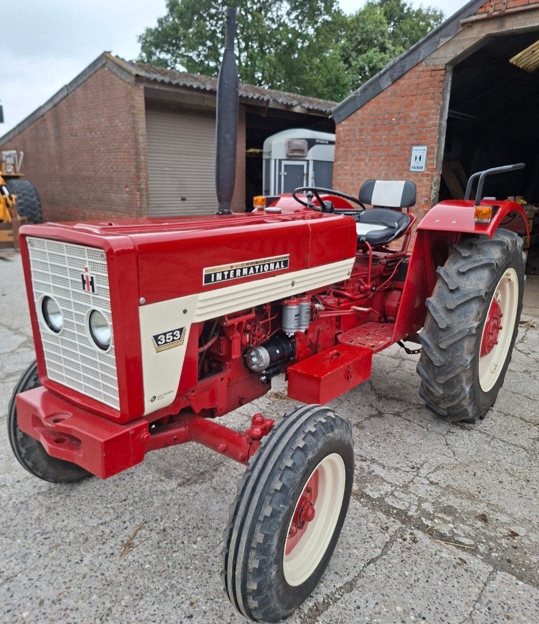 international 353, Ophalen of Verzenden, Oldtimer, Tot 80 Pk, Case IH