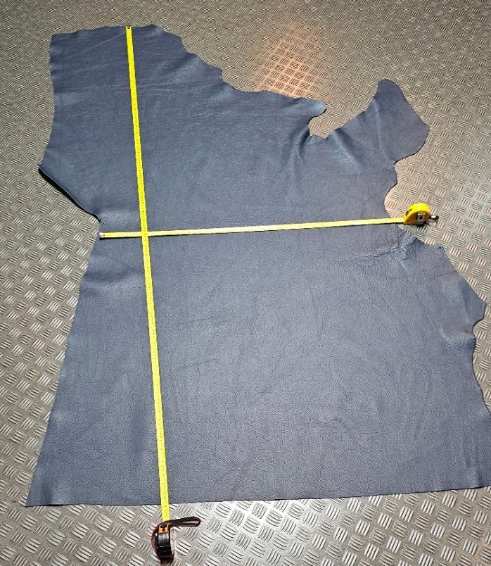 Rund - Leer Powder Blue(zie omschrijving!), Bruin, Leer of Kunstleer, Nieuw, Ophalen of Verzenden