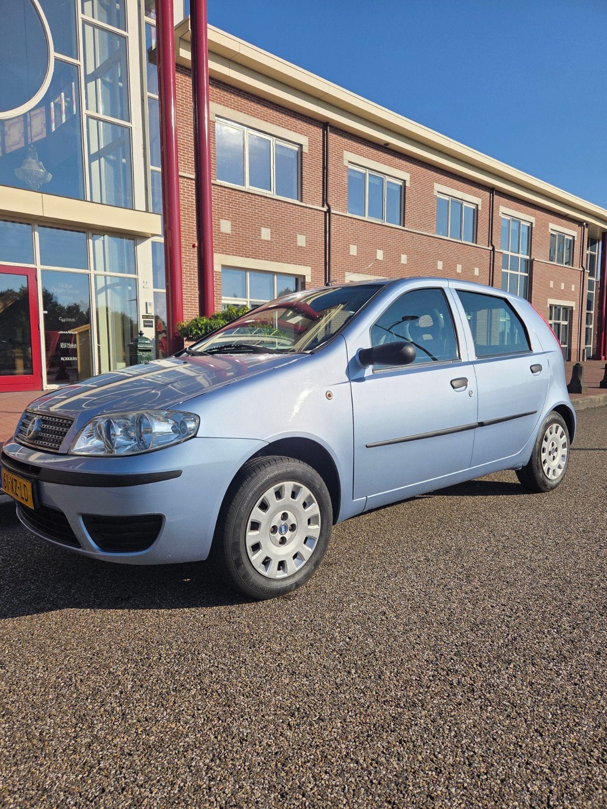 Fiat Punto 1.2 5DR 2007 Blauwnw. Apk trekhaak., Voorwielaandrijving, 4 cilinders, 850 kg, Origineel Nederlands