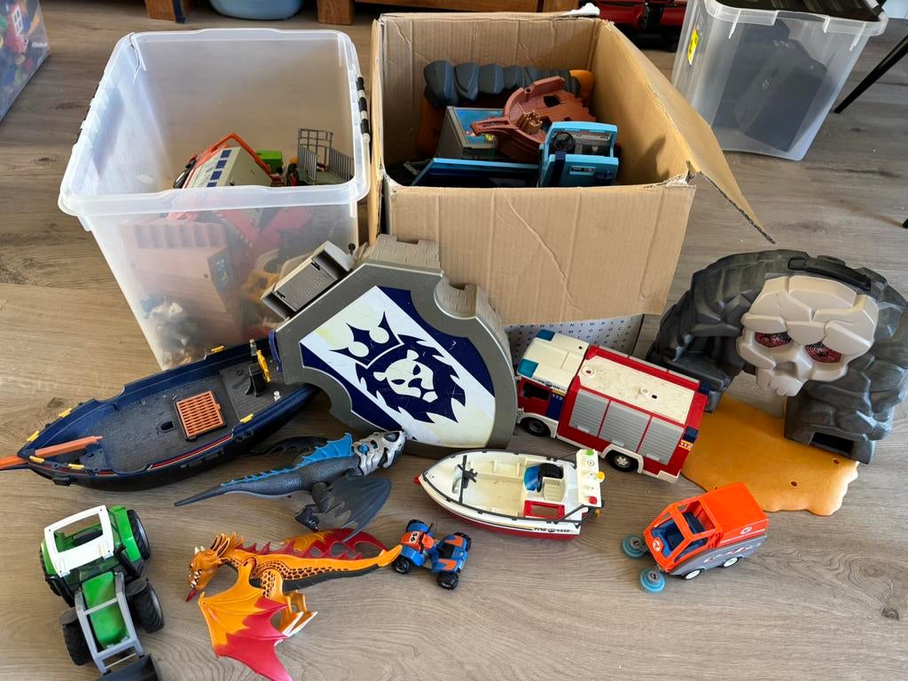 Playmobil - partij 2 dozen vol, Kinderen en Baby's, Speelgoed | Playmobil, Ophalen, Gebruikt