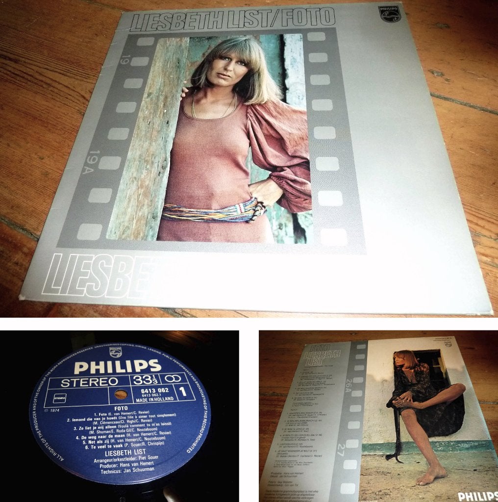 Liesbeth List Foto LP 1974 in mooie staat, Cd's en Dvd's, Vinyl | Pop, Ophalen of Verzenden, LP