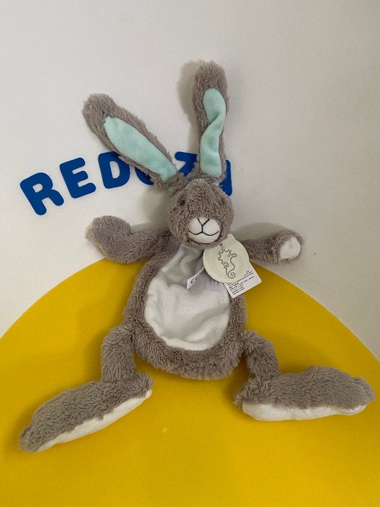 K1503 happy horse doekje rabbit twine grijs, Ophalen of Verzenden, Nieuw, Overige typen