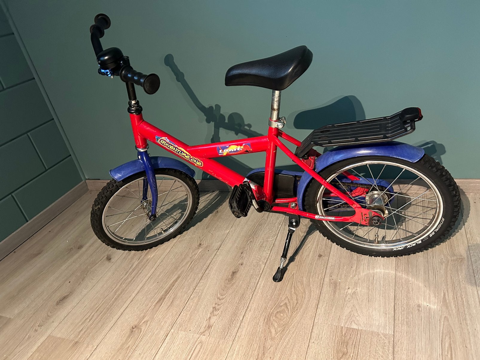 Kinderfiets 18 inch halfords limit adventure one, Ophalen, Gebruikt, Terugtraprem, 16 tot 20 inch