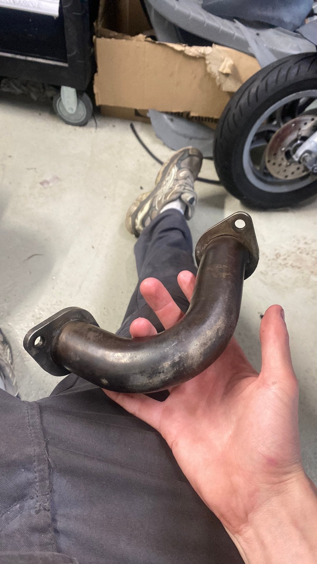 Bocht, Ophalen of Verzenden, Zo goed als nieuw, Uitlaat, Piaggio
