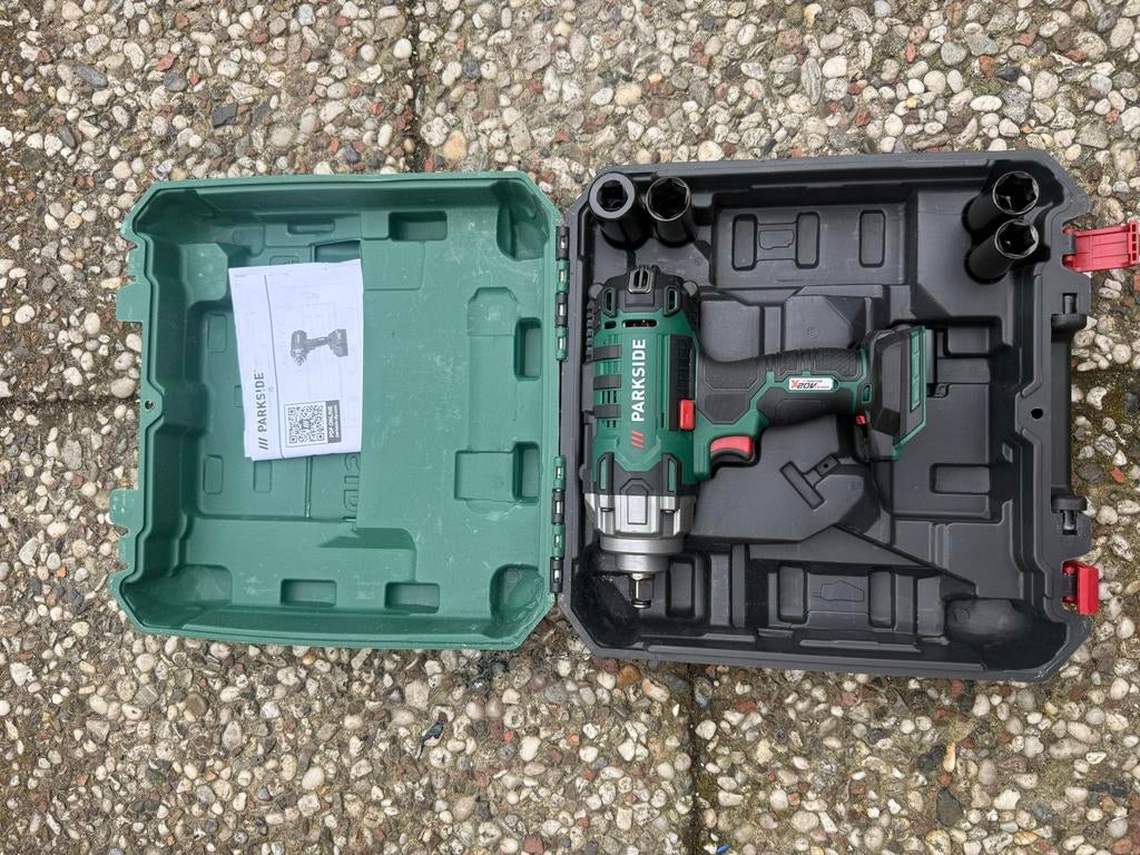 Parkside Accu Slagmoersleutel (zonder accu), Doe-het-zelf en Verbouw, Ophalen of Verzenden, Zo goed als nieuw