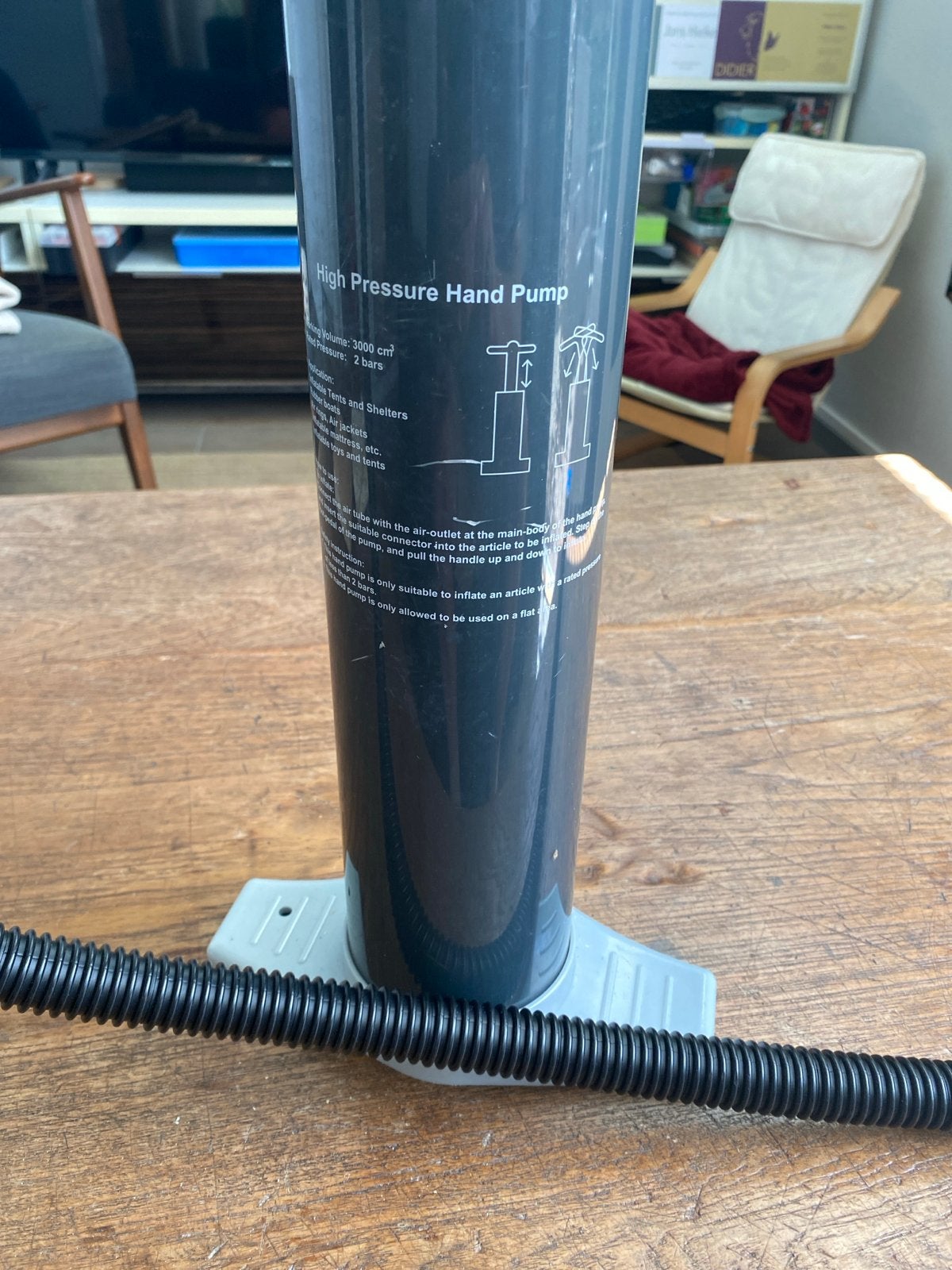 High Pressure Handpomp met Manometer, Ophalen, Zo goed als nieuw, Handmatig