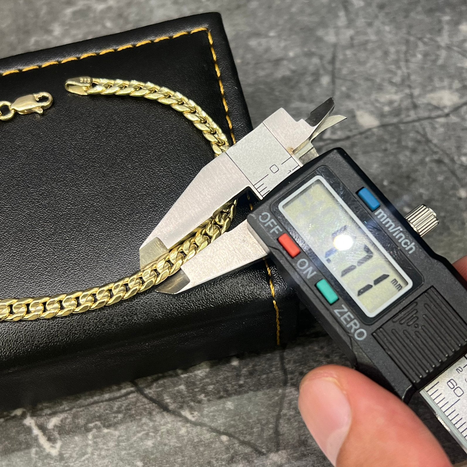 14k gouden armband cuban gourmet schakel nieuw, Ophalen of Verzenden, Nieuw, Goud