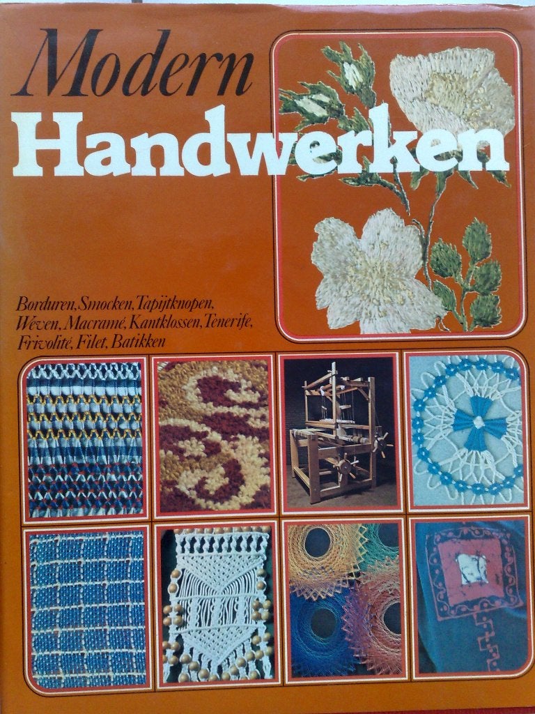 Modern Handwerken ,borduren, smocken, tapijtknopen, weven..., Hobby en Vrije tijd, Verzenden, Zo goed als nieuw, Patroon