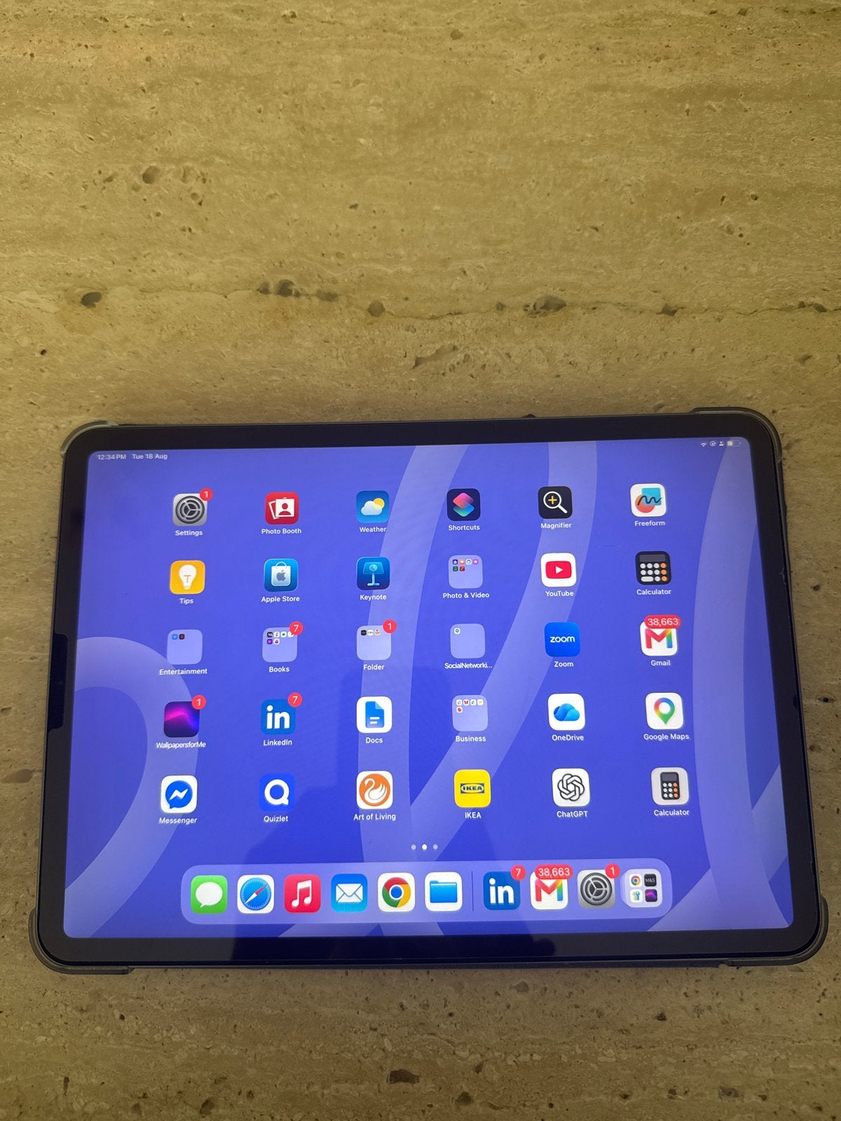 Apple iPad met Apple Pencil en hoes, Computers en Software, Apple iPads, Apple iPad, Zwart, Zo goed als nieuw, 64 GB
