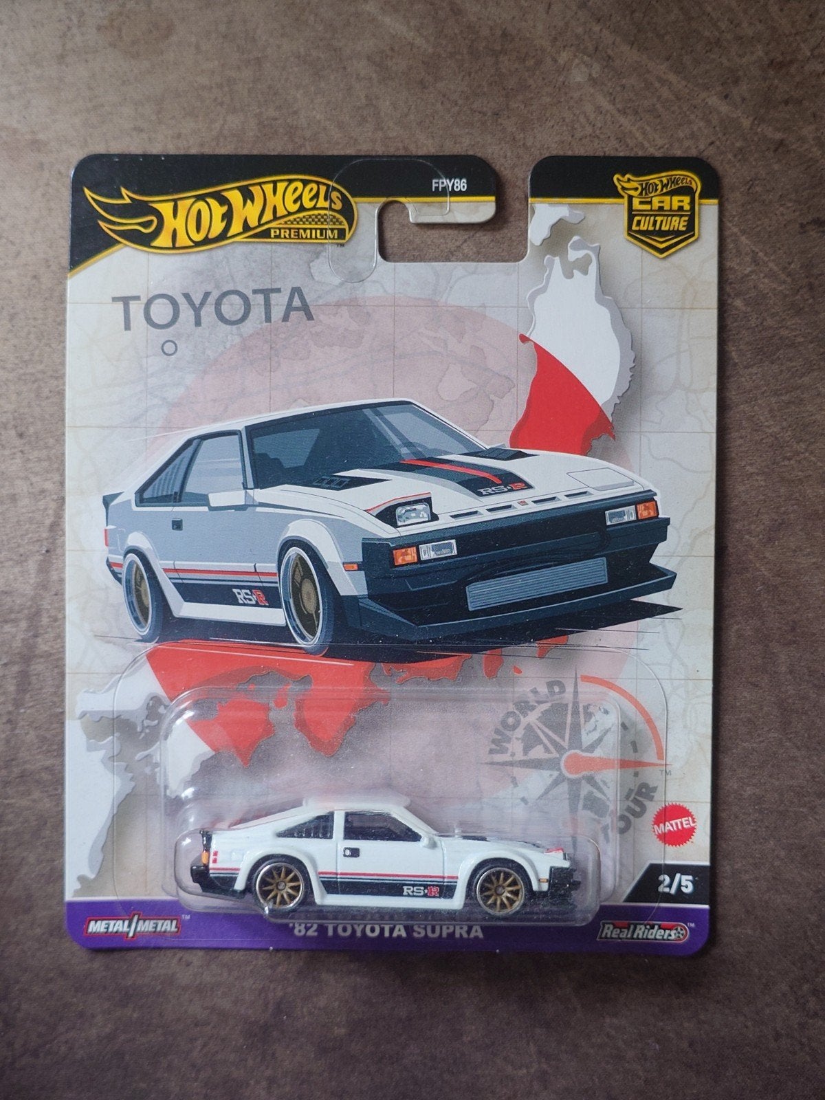 Hot Wheels Premium '82 Toyota Supra - Car Culture, Ophalen of Verzenden, Nieuw, Auto