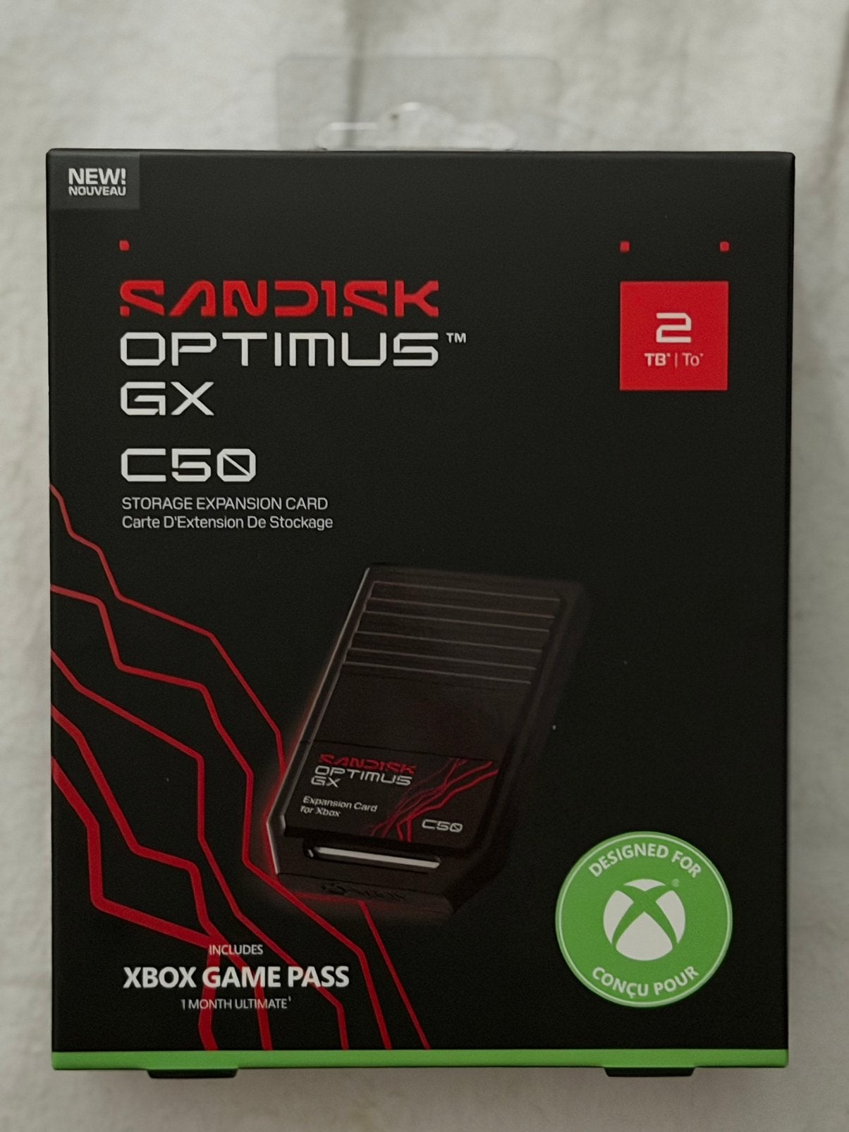 Optimus GX C50 2 TB expansion card Sandisk, Ophalen of Verzenden, Nieuw