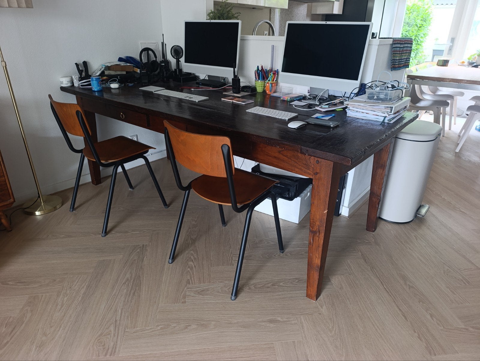 Gratis eettafel Almere, Ophalen, Gebruikt, 200 cm of meer, 50 tot 100 cm