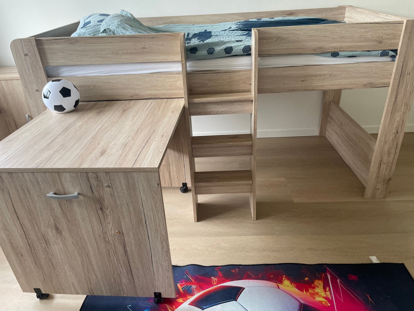 Halfhoogslaper zonder matras en beddengoed, Ophalen, Zo goed als nieuw, Halfhoogslaper
