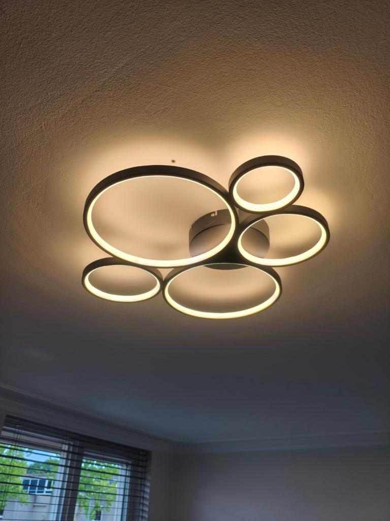 Plafondlamp cirkels, Ophalen, Zo goed als nieuw