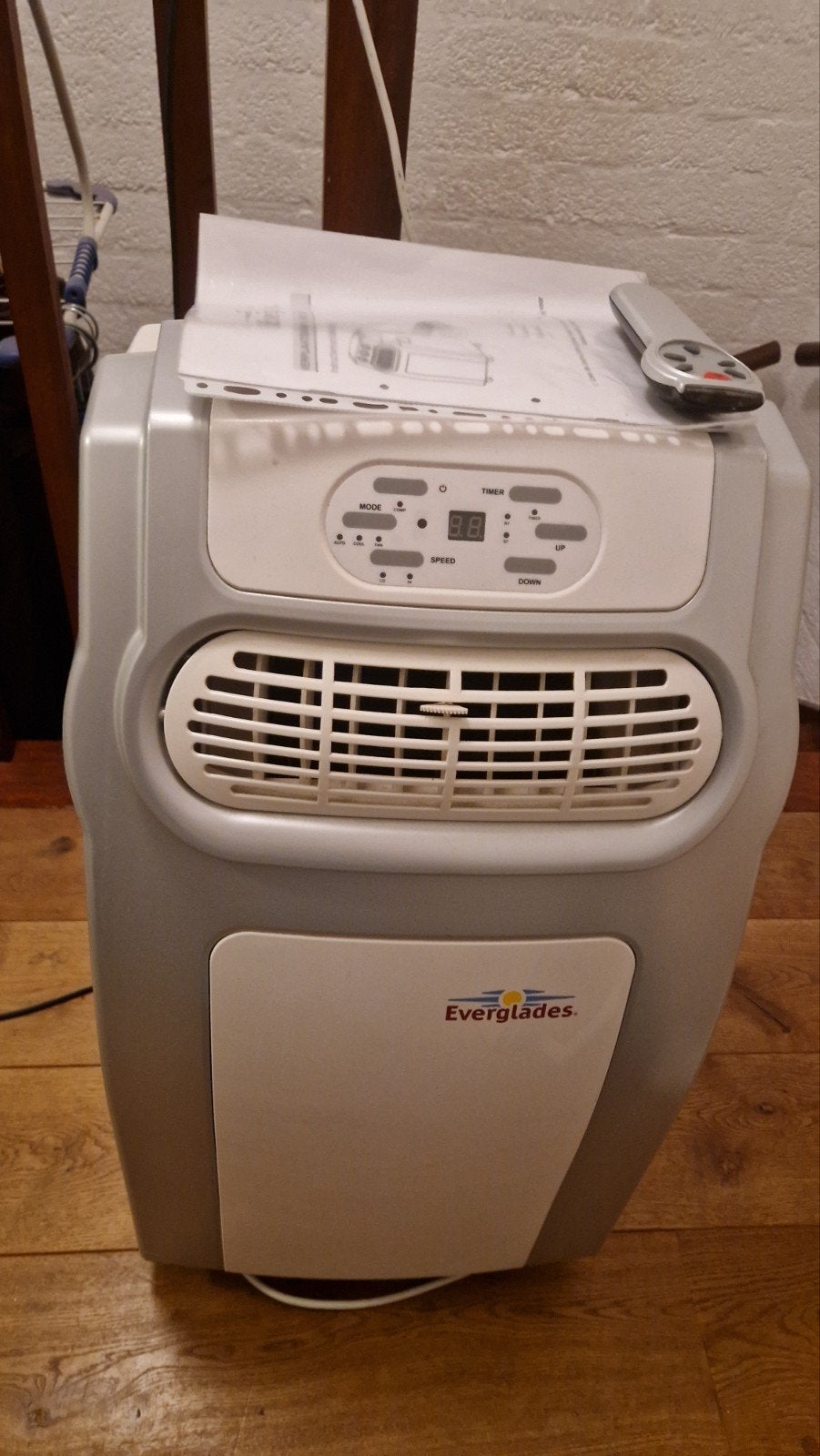 Everglades Mobiele Airco EV9013 met Afstandsbediening, Ophalen, Gebruikt, Minder dan 60 m³, 3 snelheden of meer
