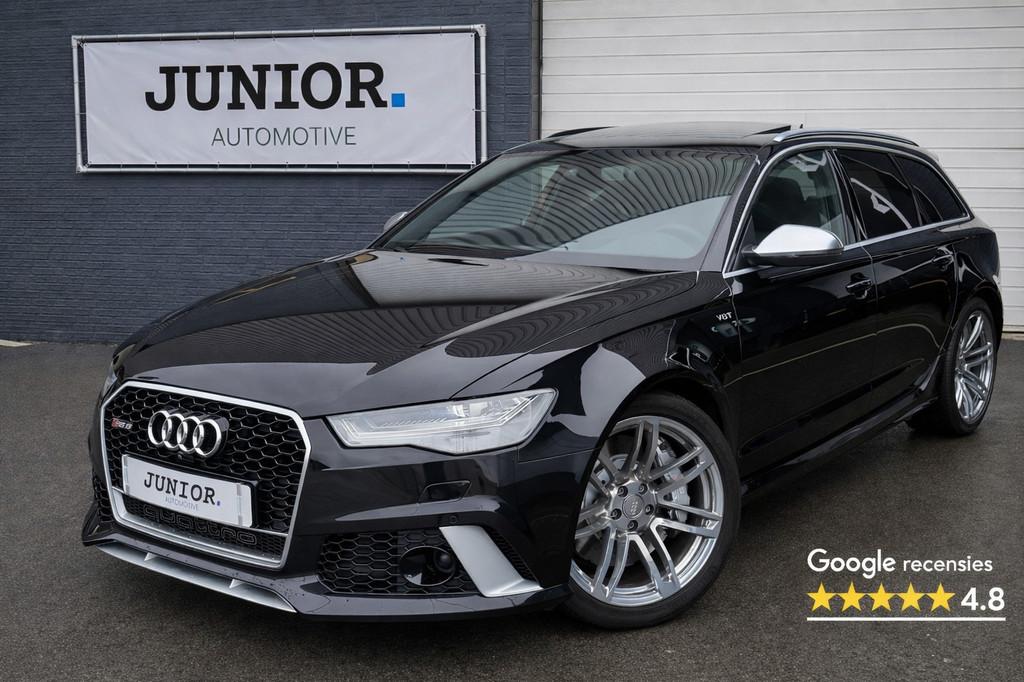 Audi A6 Avant 4.0 TFSI RS 6 quattro PANORAMADAK/CARBON/FACEL, Auto's, Audi, Automaat, Gebruikt, Leder en Stof, 10 km/l