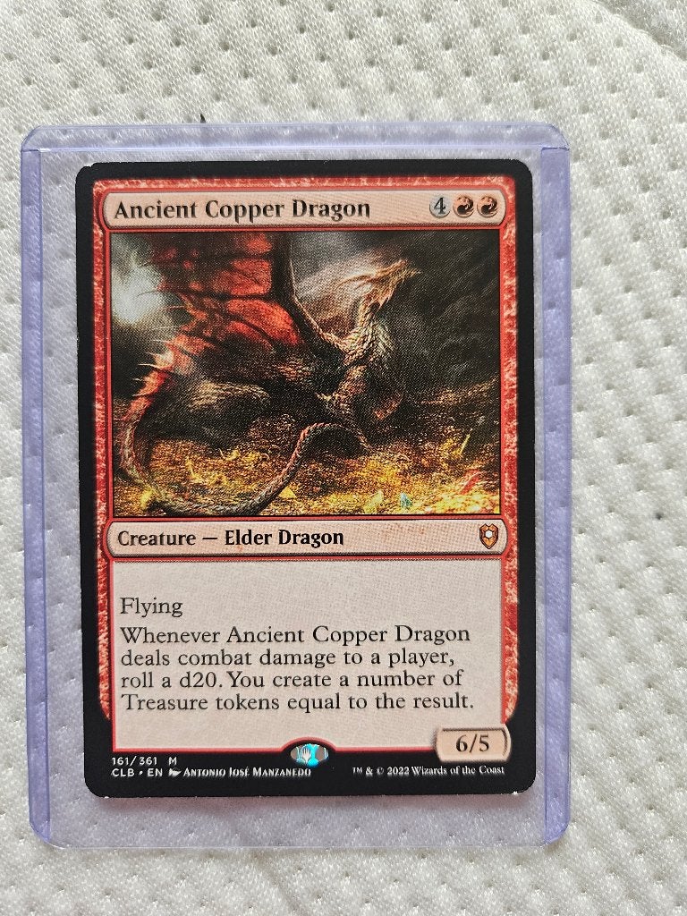 Ancient copper dragon, Ophalen of Verzenden, Zo goed als nieuw, Losse kaart