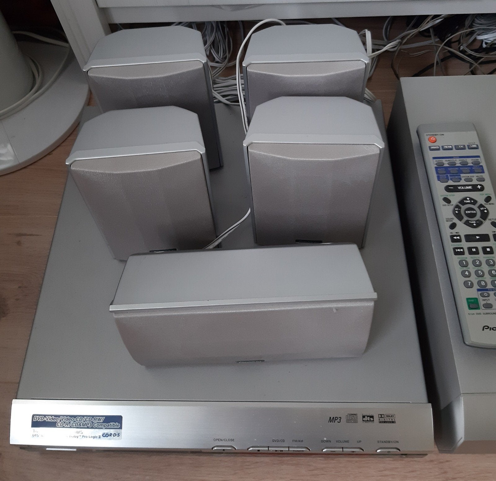 Pioneer 5.1 DVD Home Cinema Set met afstandsbediening, Gebruikt, 70 watt of meer, Ophalen of Verzenden, Pioneer