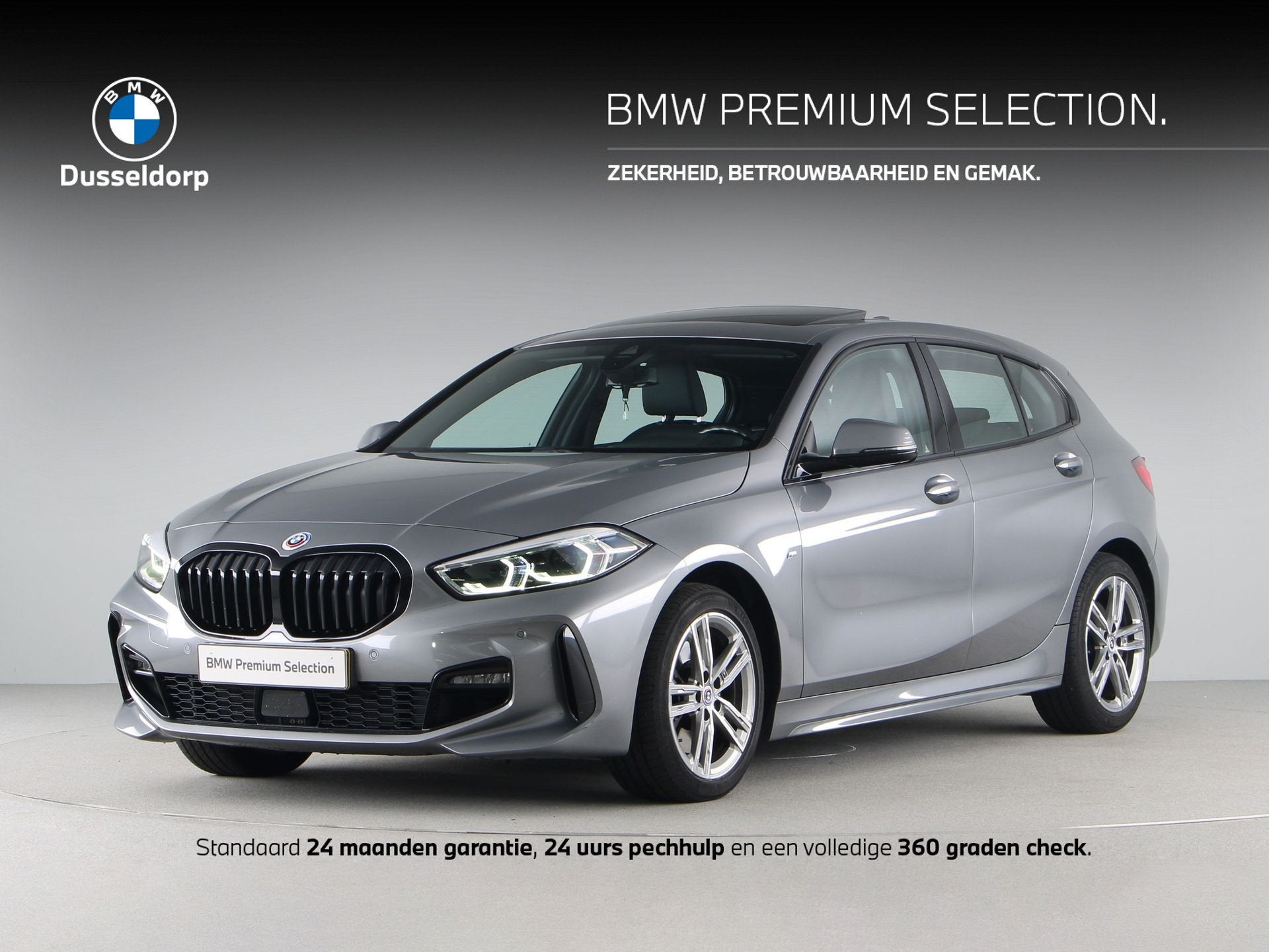 BMW 1 Serie 120i M-Sport (bj 2022, automaat), Auto's, Gebruikt, 4 cilinders, Met garantie (alle), 179 pk