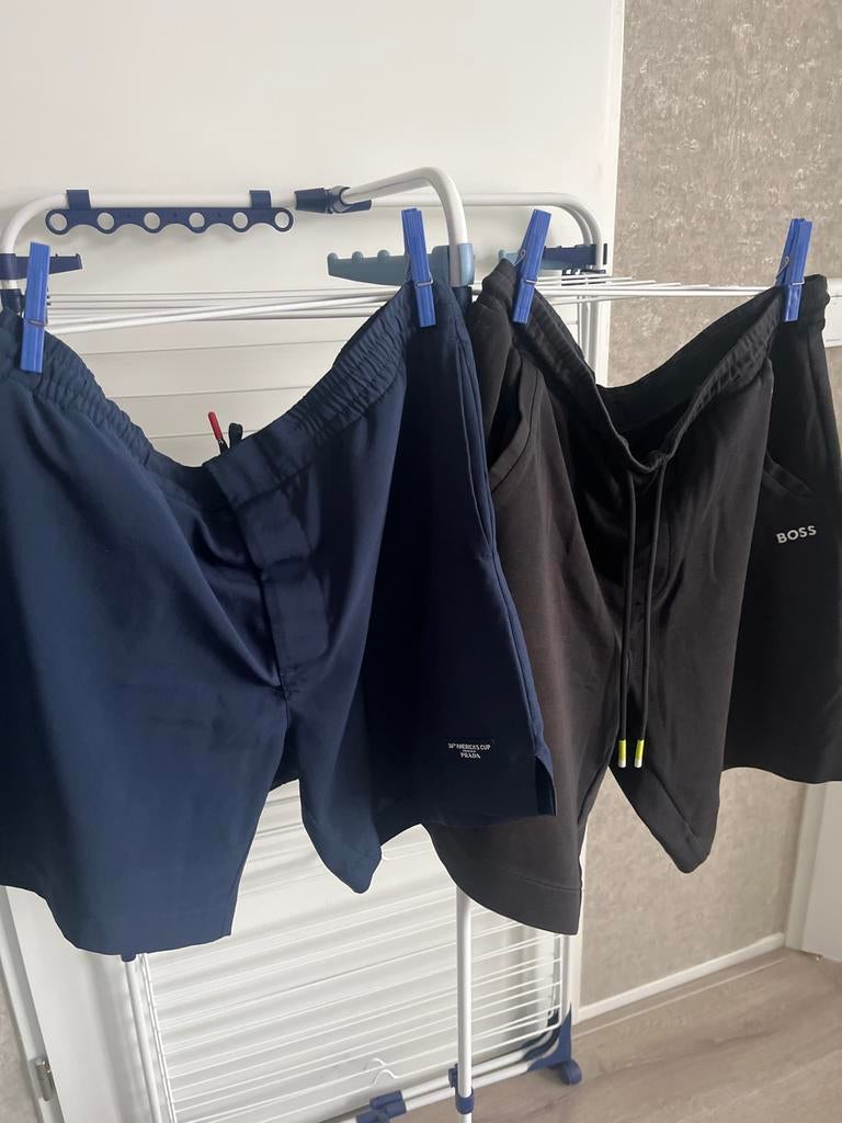 Heren shorts: North Sails, Prada, BOSS - Maat L, Ophalen of Verzenden, Gedragen, Overige maten, Blauw