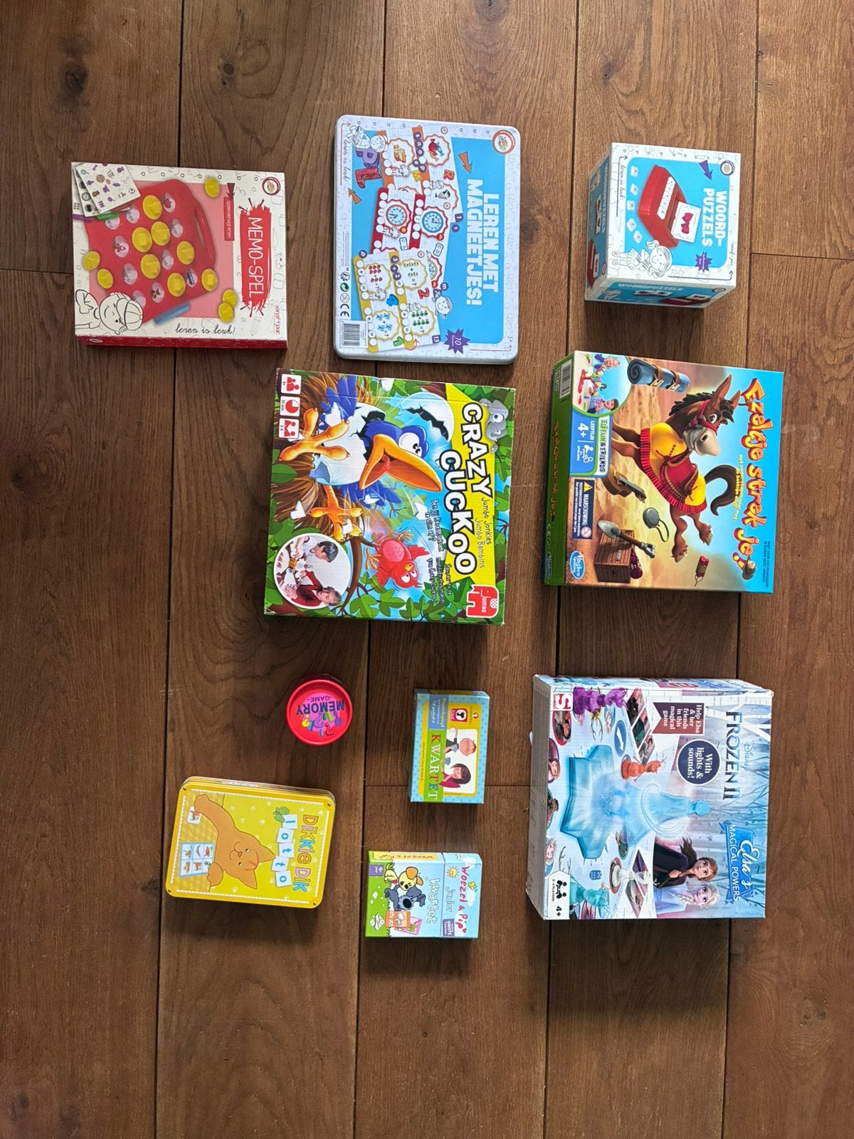 Groot spellenpakket kinderspellen - Sinterklaas tip!, Ophalen, Gebruikt