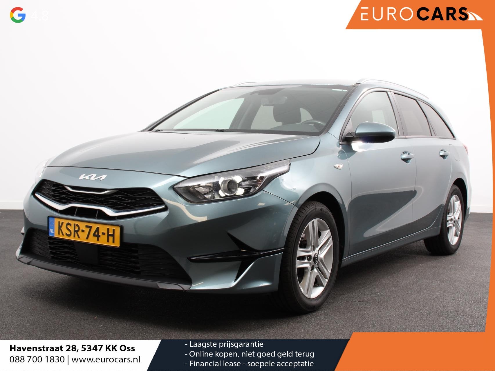 Kia Ceed Sportswagon 1.0 T-GDi Prestige Navigatie Apple Carp, Voorwielaandrijving, Gebruikt, Euro 6, Handgeschakeld