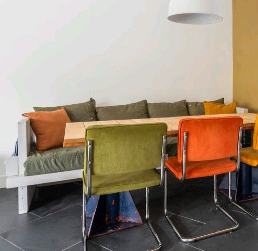 Mooie eetkamerbank!, Ophalen, Gebruikt, Driepersoons, 75 tot 100 cm
