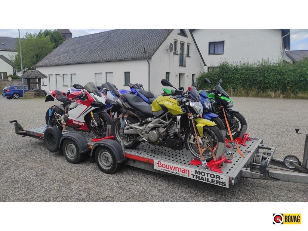 Verhuur tandemas motortrailer tot 6 motoren., Nieuw