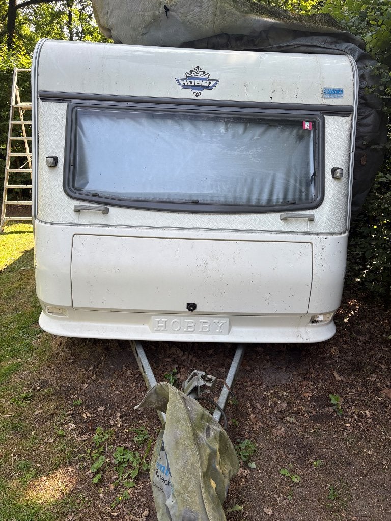 Hobby 450 UB '98 met mover en ringverwarming, Caravans en Kamperen, Rondzit, Hobby, Omvormbare zithoek, Particulier