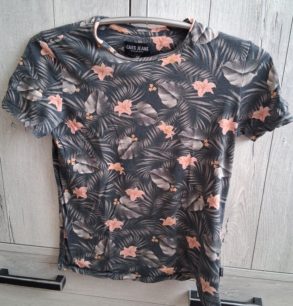 Shirt van cars jeans 14, Ophalen of Verzenden, Zo goed als nieuw, Shirt of Longsleeve, Jongen