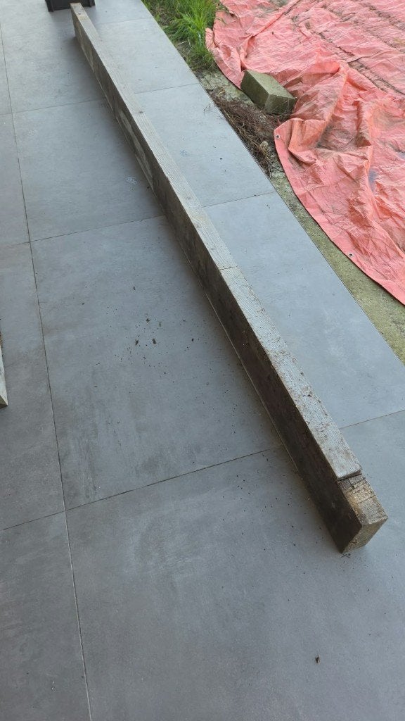Houten Balk (370 x 20 x 7), Ophalen, Gebruikt, Balk, Vuren