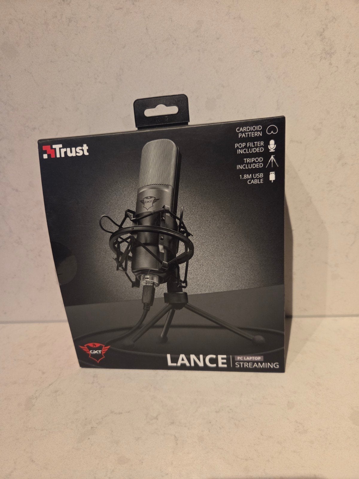 Trust Lance PC Laptop Microfoon, Ophalen of Verzenden, Gebruikt