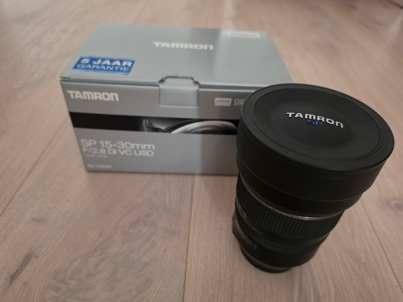 Tamron SP 15-30mm F/2.8 Di VC USD voor Canon, Zo goed als nieuw, Tamron, Beeldstabilisatie, Canon EF