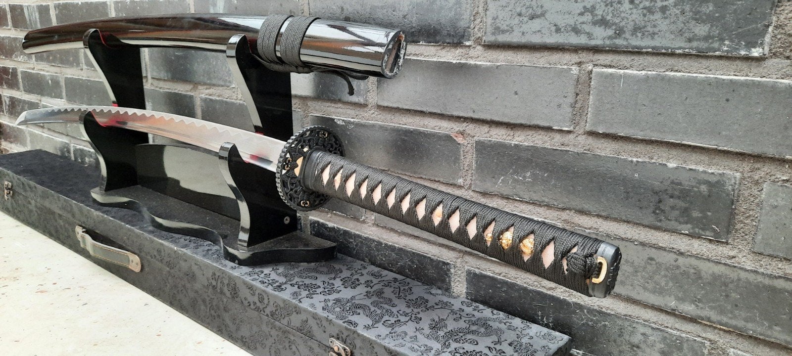 Scherp katana zwaard, samurai zwaarden, sabel, mes, dolk

Sc, Ophalen of Verzenden, Overige soorten, Azië, Zwaard of Sabel