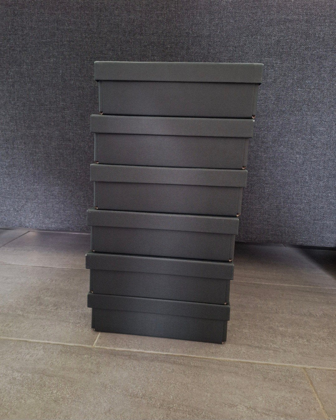 FJÄDERHARV ikea opbergdoos, Ophalen, Zo goed als nieuw, Grijs, Papier/karton