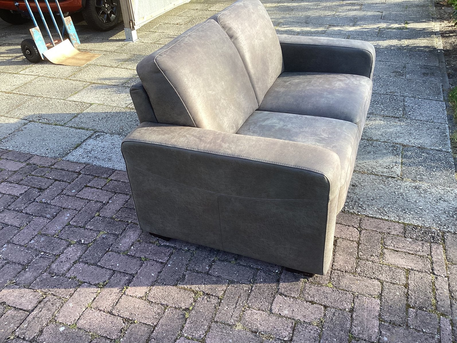Bankje westernlook, zo goed als nieuw., Ophalen, 150 tot 200 cm, Tweepersoons, 75 tot 100 cm