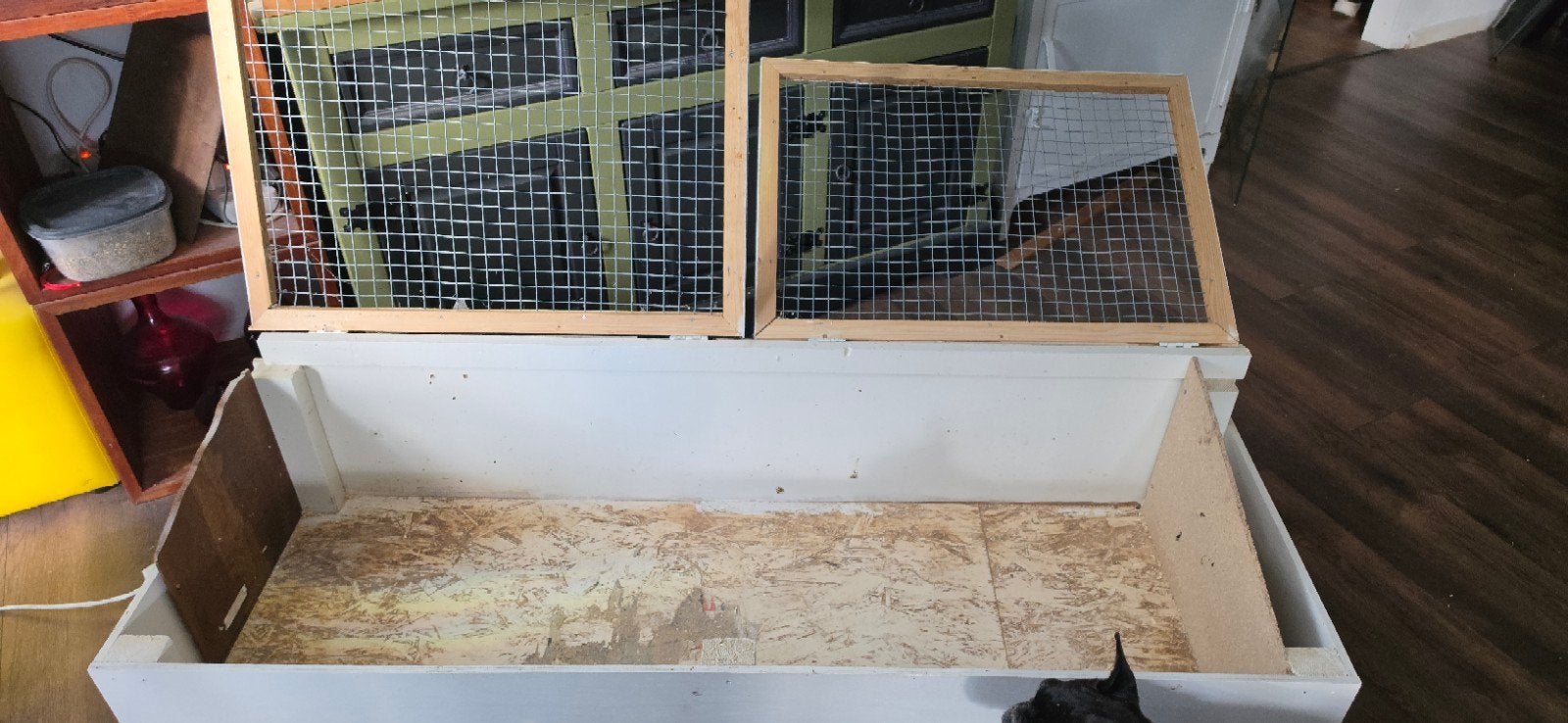 mooi dierenverblijf, Ophalen, 110 cm of meer, Hok, Minder dan 60 cm