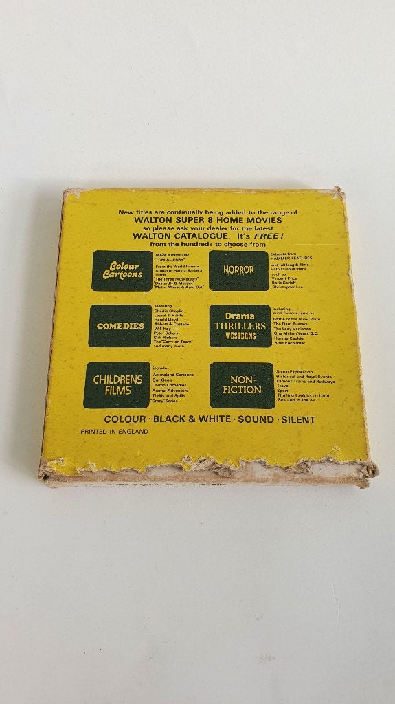 Walton Super8 videorol Laurel en Hardy. Prima staat. 8A13, Audio, Tv en Foto, Filmrollen, Tweedehands verkoop, Tweedehands verkoop