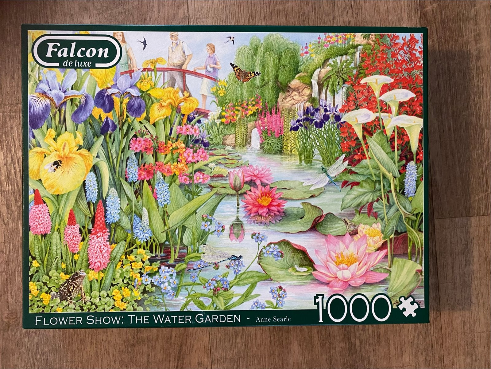 Falcon de luxe Legpuzzel - The Water Garden - 1000 stukjes, Ophalen of Verzenden, 500 t/m 1500 stukjes, Zo goed als nieuw, Legpuzzel