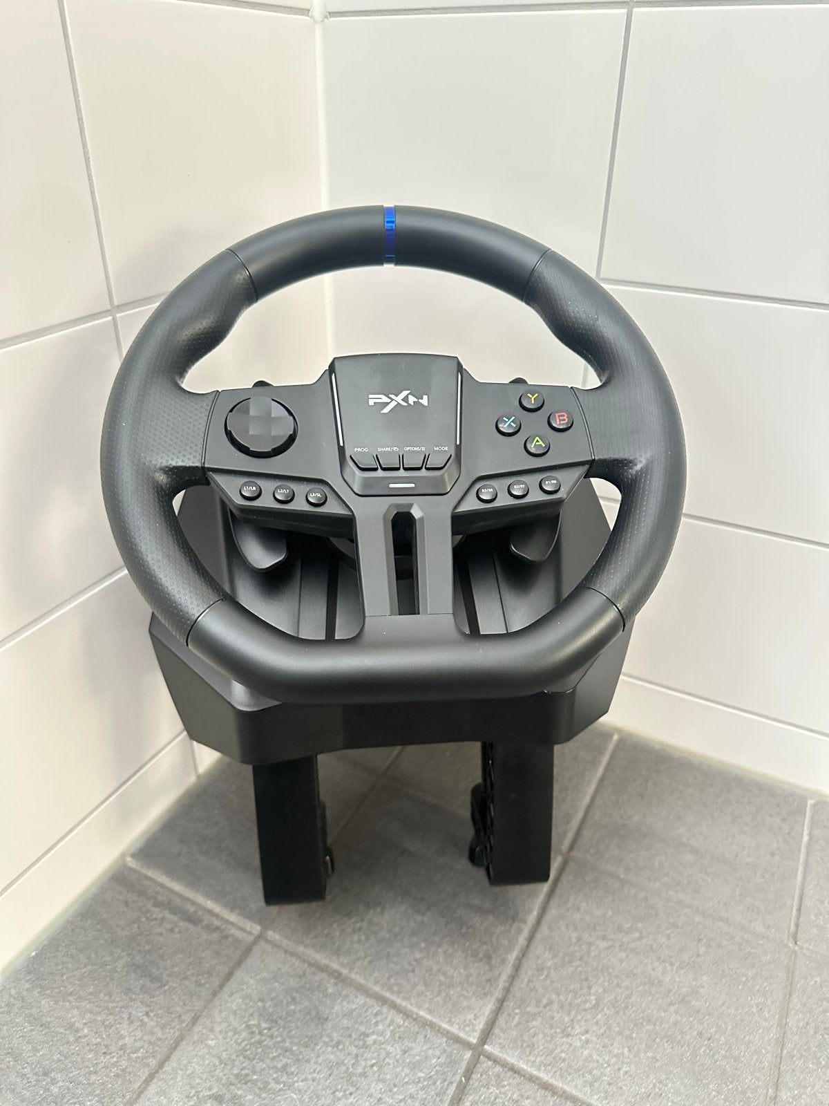 PXN Racing Stuur en Pedalen Set, Racestuur, Force feedback, Zo goed als nieuw, PC